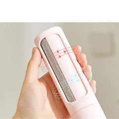 2-in-1 Reusable Pet Hair Remover - Portable Lint Roller & Brush