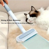 Pet Hair Remover Brush - 3-in-1 Long Handle Cleaning Tool