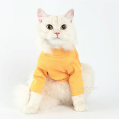 Yellow Label Turtleneck - Stylish Pet Clothing for Small Dogs & Cats