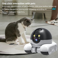 1080P Pet Tracking WiFi Camera – Home Security & Pet Monitor with Mobile App Control