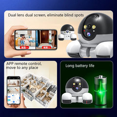 1080P Pet Tracking WiFi Camera – Home Security & Pet Monitor with Mobile App Control
