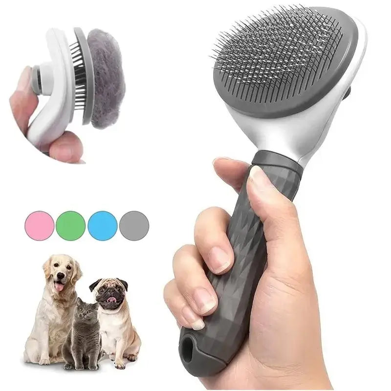 Self-Cleaning Pet Brush - Professional Hair Remover for Pets