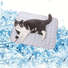 Summer Cool & Breathable Pet Sleeping Mat – Ice Silk Kennel Mat for Large, Medium & Small Pets