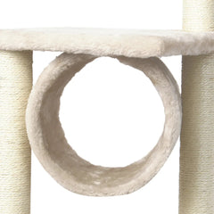 Multi-Level Cat Tree House Tower - Climbing & Scratching Activity Center