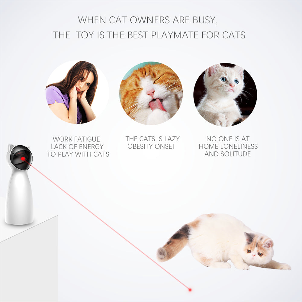 Smart Automatic Laser Cat Toy - Interactive Exercise & Training Device