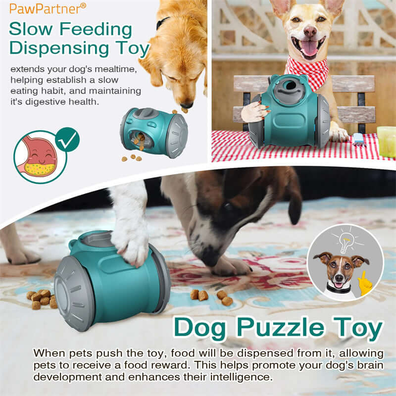 Smart Dog Puzzle Feeder - IQ Training Tumbler Toy for Small Dogs