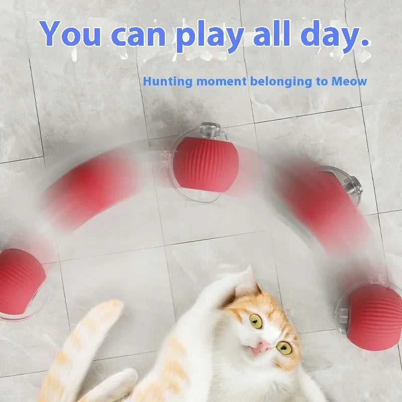 Smart Cat & Dog Toy – Automatic Rolling Ball with Fake Tail