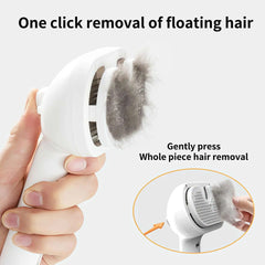 3-in-1 Pet Grooming Spray Comb – Steam Cleaning & Hair Removal Brush for Dogs & Cats