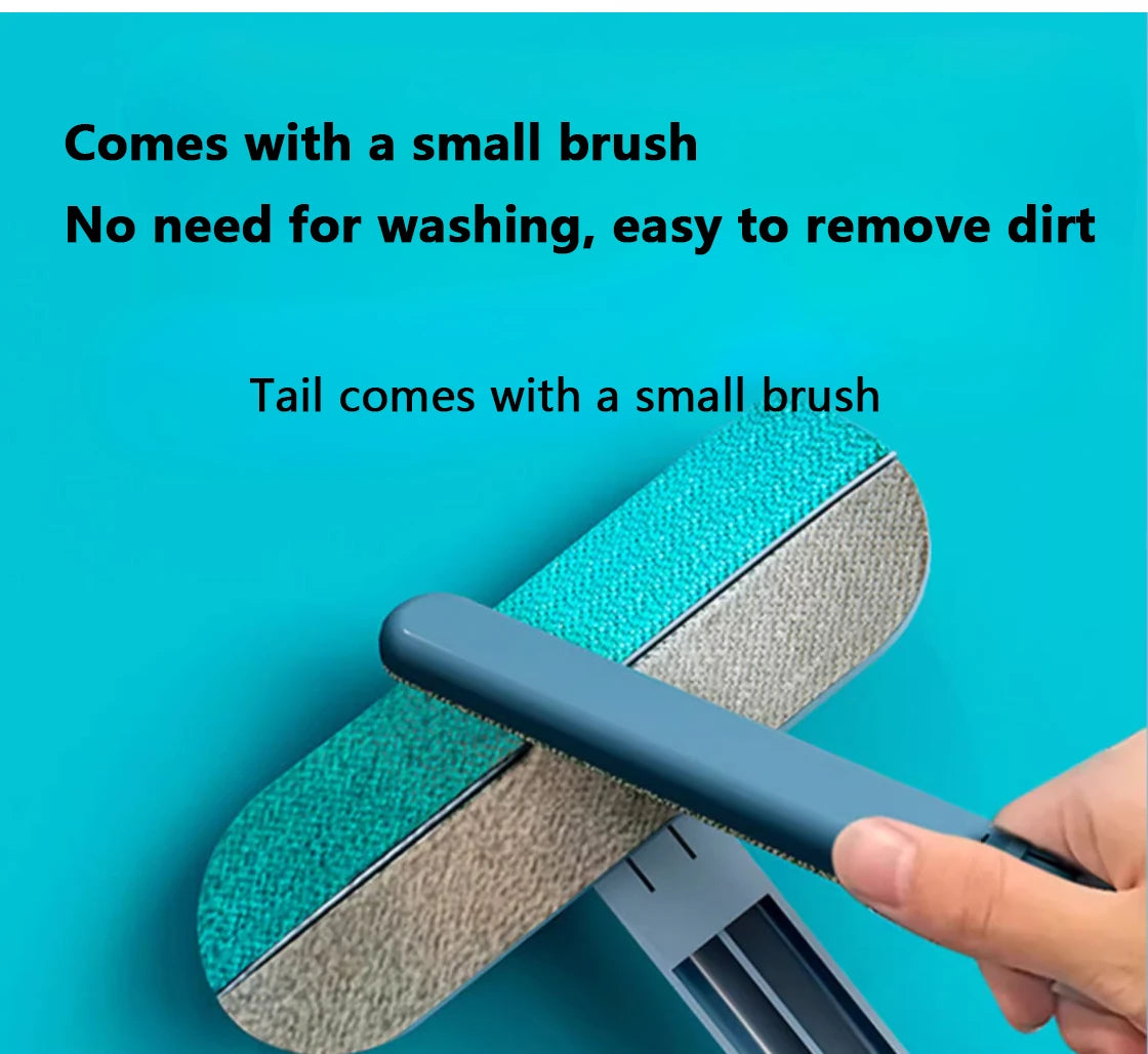 Pet Hair Remover Brush - 3-in-1 Long Handle Cleaning Tool