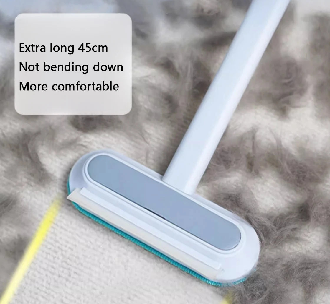 Pet Hair Remover Brush - 3-in-1 Long Handle Cleaning Tool