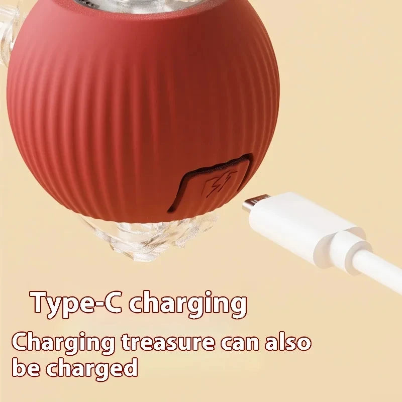 Smart Cat & Dog Toy – Automatic Rolling Ball with Fake Tail
