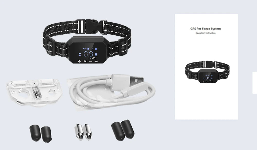 GPS Wireless Dog Fence - Range up to 3300 Ft, Rechargeable & Waterproof