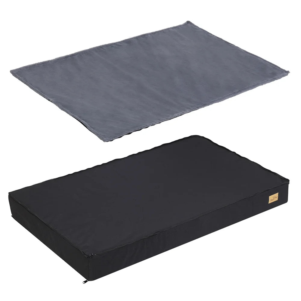 Large Orthopedic Dog Bed 2-in-1 Waterproof Cushion with Washable Cover