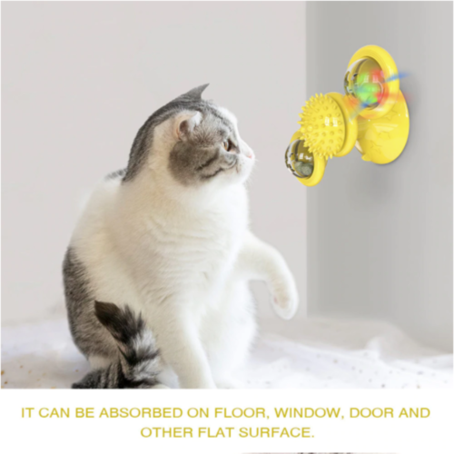 Interactive LED Whirling BallsActivated Cat Entertainment