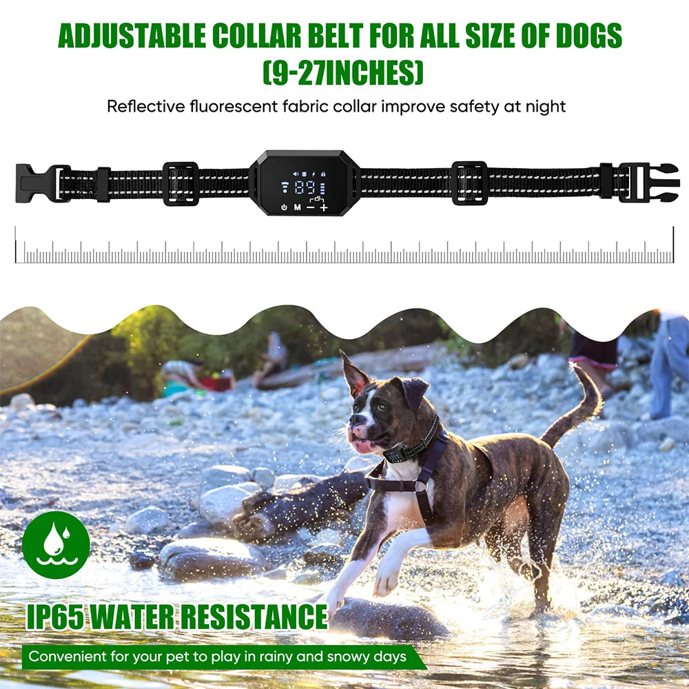 GPS Wireless Dog Fence - Range up to 3300 Ft, Rechargeable & Waterproof