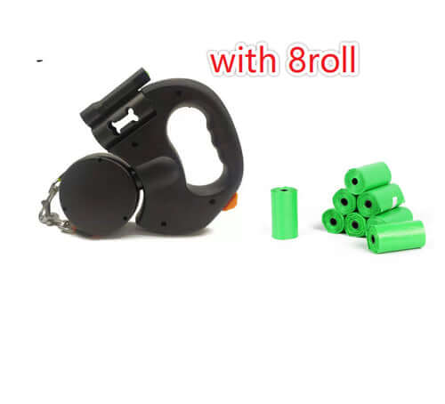 Dual Retractable Dog Leash - Reflective 360° Swivel for 