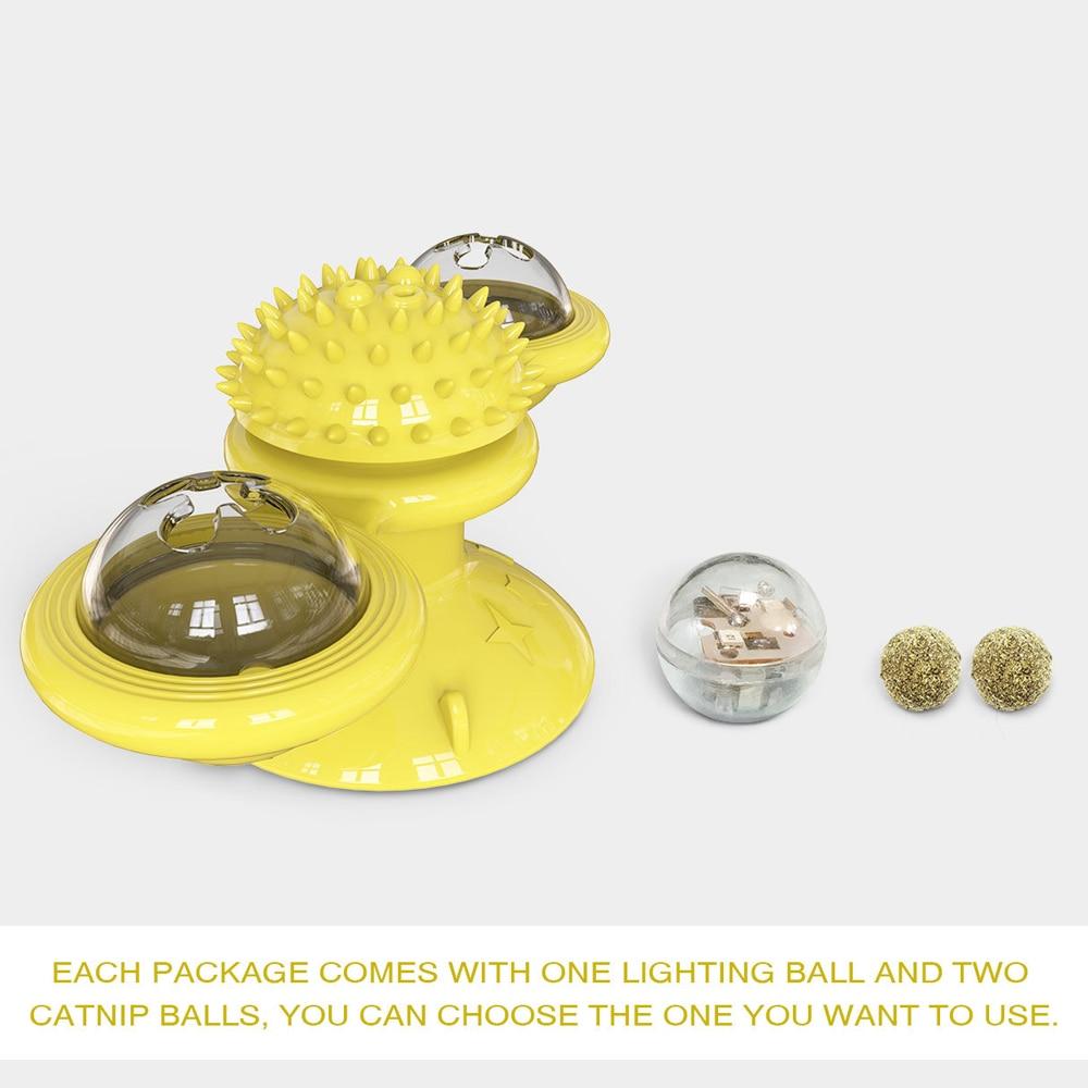 Interactive LED Whirling BallsActivated Cat Entertainment